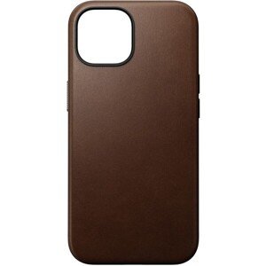 Nomad Modern Leather MagSafe kryt iPhone 15 hnedý