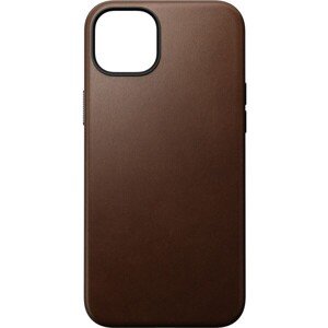 Nomad Modern Leather MagSafe kryt iPhone 15 Plus hnedý