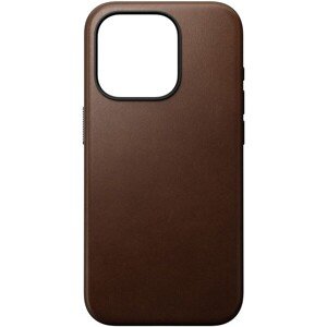 Nomad Modern Leather MagSafe kryt iPhone 15 Pro hnedý