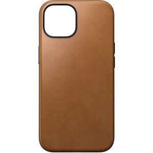 Nomad Modern Leather MagSafe kryt iPhone 15 english tan