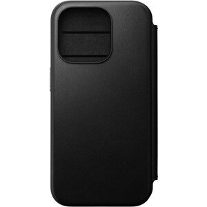 Nomad Modern Leather Folio iPhone 15 Pro čierny