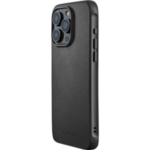 Mujjo Impact Leather puzdro iPhone 15 Pro Max čierny