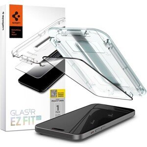 Spigen Glass tR EZ Fit HD tvzené sklo iPhone 15 čierne