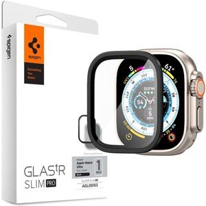 Spigen Glass tR Slim Pro 1 Pack tvrdené sklo Apple Watch Ultra 2/Ultra 49mm čierne