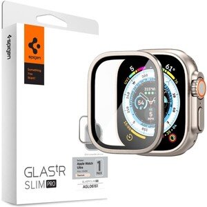 Spigen Glass tR Slim Pro 1 Pack tvrdené sklo Apple Watch Ultra 2/Ultra 49mm šedé