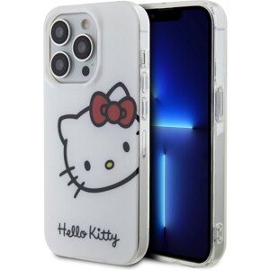 Hello Kitty IML Head Logo Zadný Kryt pre iPhone 15 Pro White