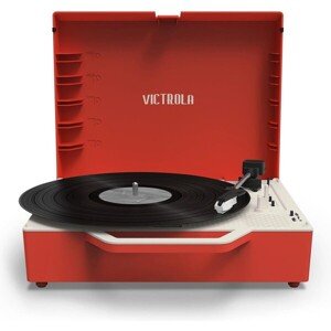 Victrola VSC-725SB Re-Spin kufríkový gramofón červená