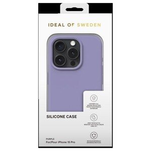 Silikónový ochranný kryt iDeal Of Sweden pre iPhone 15 Pro Purple