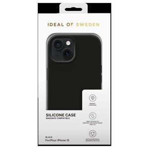 Silikónový ochranný kryt s Magsafe iDeal Of Sweden pre iPhone 15 Black