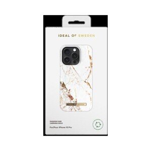 Ochranný kryt Fashion iDeal Of Sweden pre iPhone 15 Pro Carrara Gold