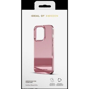 Ochranný kryt Clear Case iDeal Of Sweden pre iPhone 15 Pro Mirror Pink