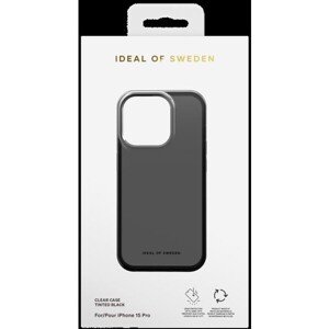 Ochranný kryt Clear Case iDeal Of Sweden pre iPhone 15 Pro Tinted Black
