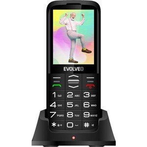 EVOLVEO EasyPhone XO mobilný telefón pre seniorov čierny