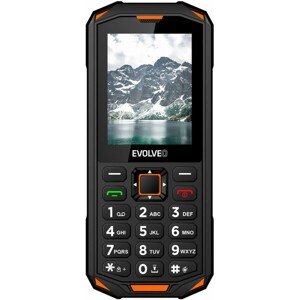 EVOLVEO StrongPhone X5 DualSIM čierno-oranžová