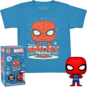 Funko Pocket POP! & Tee: Marvel -Holiday Spiderman L (detské)