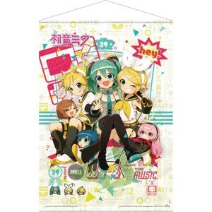 Plátený plagát Vocaloid: Hey! Piapro Characters 50 x 70 cm