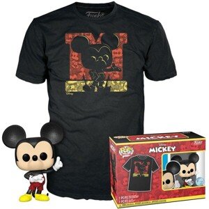 Funko POP! & Tee Box: Disney - Mickey L (Diamond Glitter)