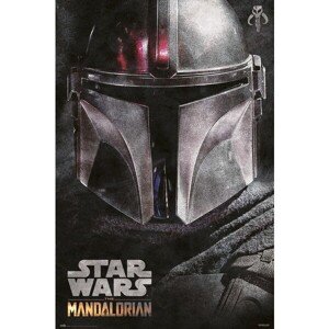 Plagát Star Wars: The Mandalorian - Helmet (138)