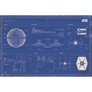 Plagát Star Wars - Imperial Fleet Bl (226)