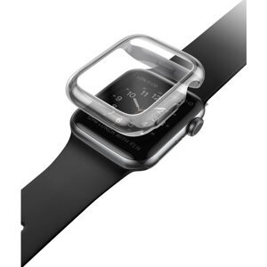 UNIQ Garde Hybrid TPU+PC púzdro Apple Watch Series 4/5/6/SE (44mm) dymové