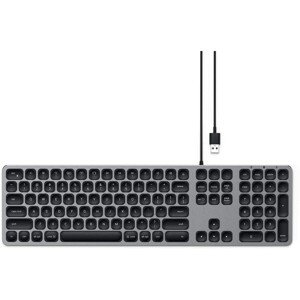 Satechi Aluminum keyboard s číselnou klávesnicou US vesmírne šedá