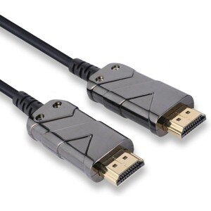 PremiumCord Ultra High Speed HDMI 2.1 optický fiber kábel 8K @ 60Hz, pozlátené 10m