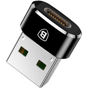 Baseus prevodník USB-A na USB-C čierny