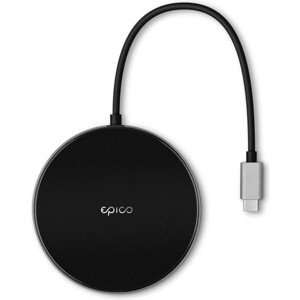 Epico Wireless Charging Hub čierna