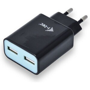 i-tec USB Power Charger 2 Port 2.4A čierny