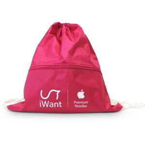 iWant Apple Premium Reseller batoh s vreckom ružový
