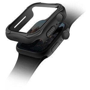 UNIQ Torres Antimikrobiálne odolné púzdro Apple Watch 4/5/6/SE (40mm) čierne