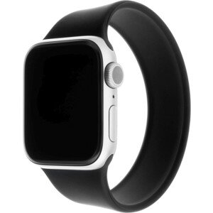 FIXED prevliekací silikónový remienok Apple Watch 42/44mm XL čierny