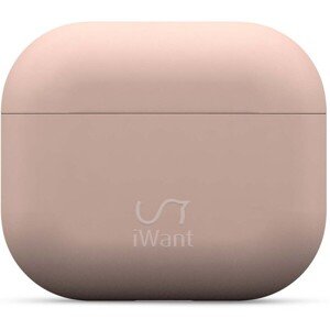 iWant AirPods 3.generácia ultra-tenké puzdro svetlo ružové