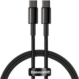 Baseus Tungsten Gold kábel USB-C/USB-C 100W 1m čierny