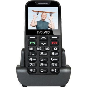 EVOLVEO EasyPhone XD s nabíjacím stojanom čierny