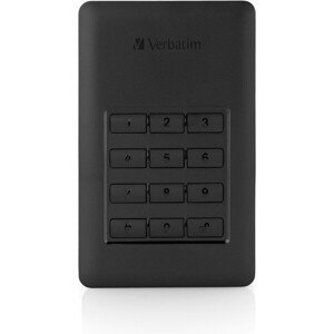 Verbatim Store 'n' Go Secure prenosný HDD disk USB 3.1 GEN 1 1TB čierny