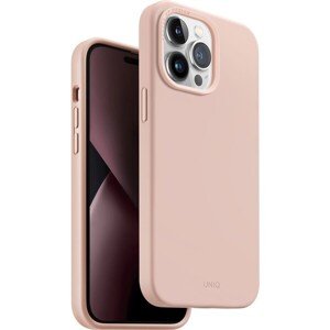 UNIQ Lino MagClick silikónový kryt iPhone 14 Pro Max ružový