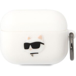 Karl Lagerfeld 3D Logo NFT Choupette Head puzdro Airpods Pro biele