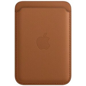 Apple kožená peňaženka s MagSafe sedlovo hnedá