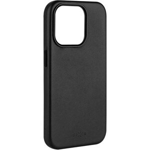 FIXED MagLeather kožený kryt s MagSafe Apple iPhone 15 Pro čierny