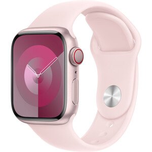 Apple Watch 41/40/38mm svetlo ružový športový remienok M/L