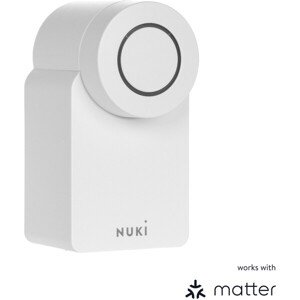 NUKI Smart Lock 4. generácie šikovný zámok s podporou Matter biela