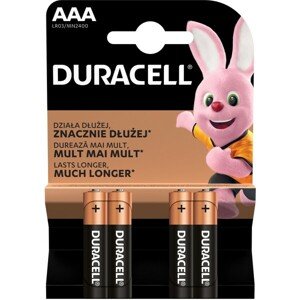 Duracell Basic AAA alkalická batéria, 4 ks