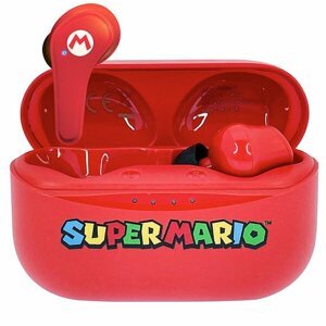 OTL detské bezdrôtové slúchadlá s motívom Super Mario červená