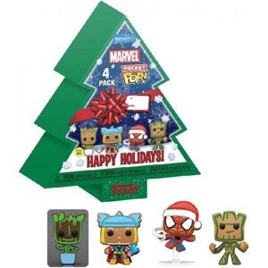 Funko Pocket POP!: Marvel- Tree Holiday Box (4 figúrky)