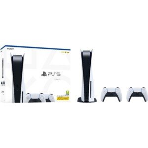 PlayStation 5 + DualSense Controller biely