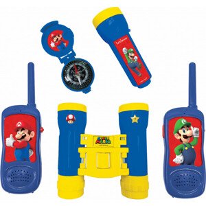 Lexibook set 3v1 Mario (vysielačky, ďalekohľad, baterka)