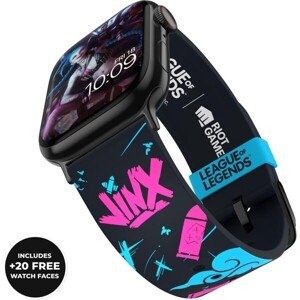 Moby Fox League of Legends - Jinx Graffiti remienok pre Apple Watch (38/40/42/44 mm) a múdre hodinky