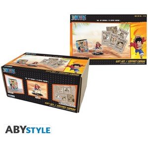 Darčekový set One Piece - Hrnček, figúrka a set pohľadníc