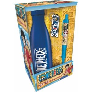 Darčekový set One Piece - Fľaša, perá a kľúčenka